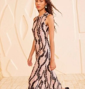 Garden Fresh Countryside-Style Orla Dress Obsidian