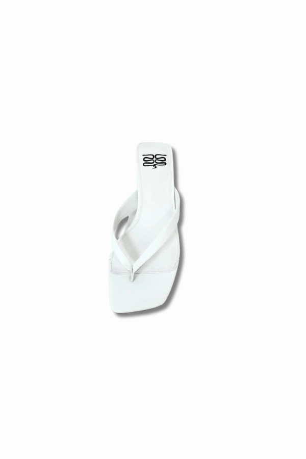 Kitty Heel White Flattering Shape Design All-Season Comfort