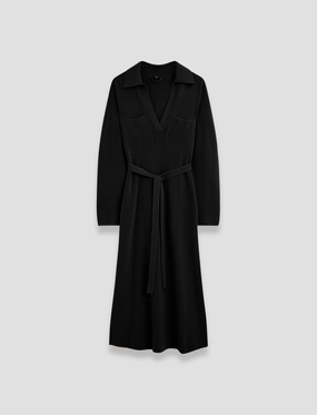 Boho Tone Polished Tailoring Milano Knitted Wool Dress