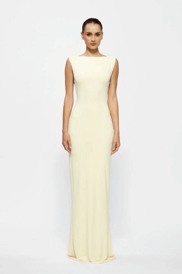 Cool Undertone Faith Dress Lemon