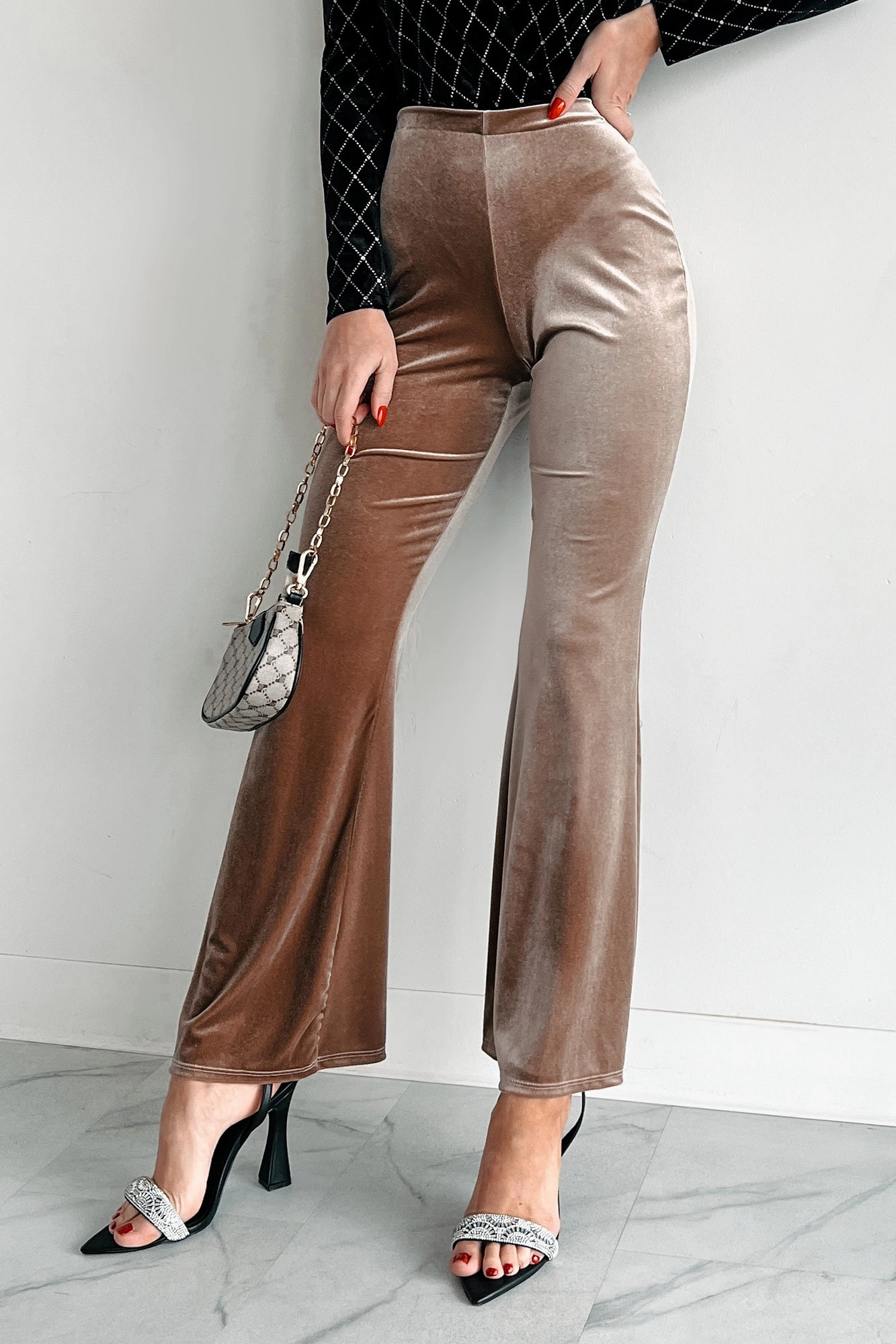 Outdoor activities Timeless Treasures Velvet Pants (Tan)