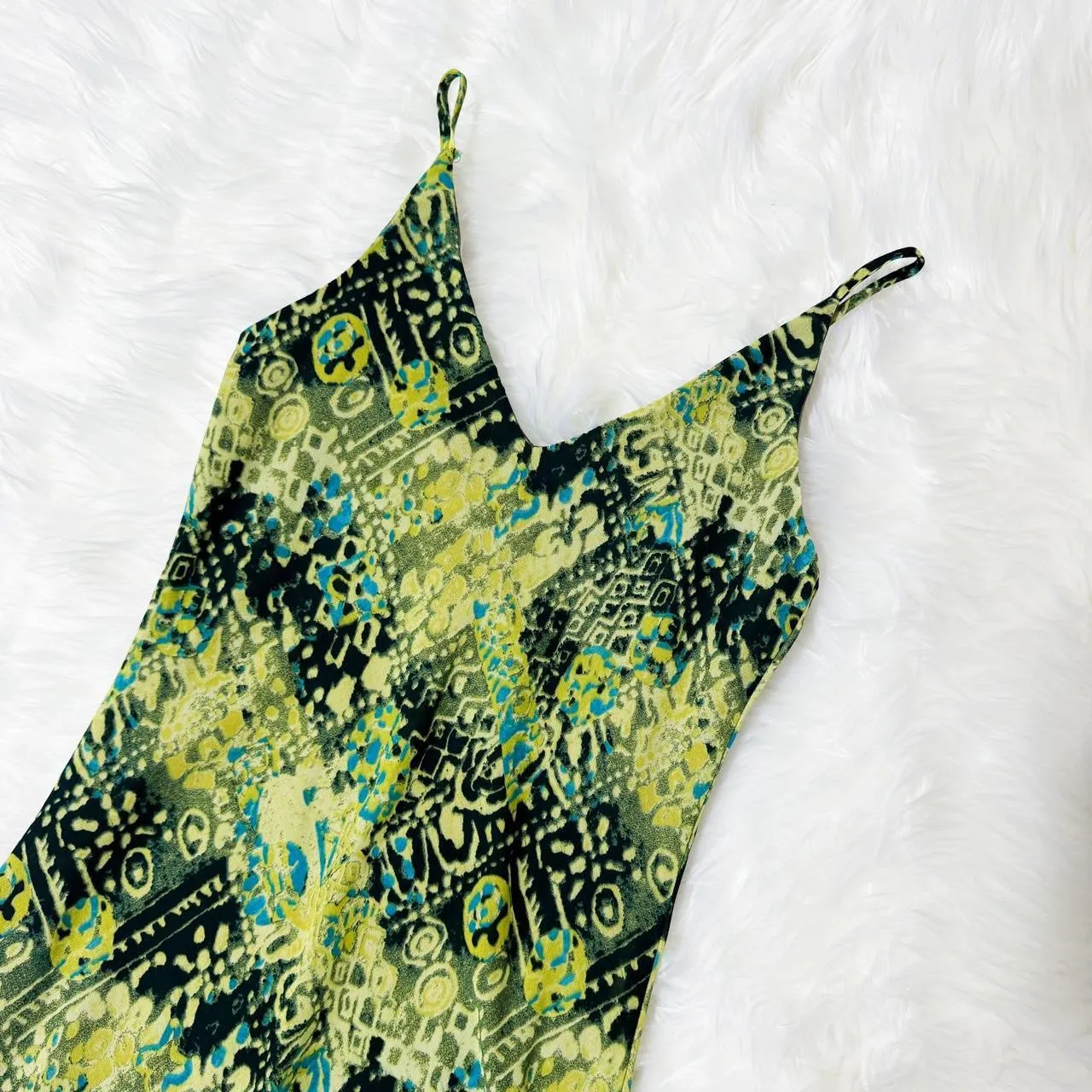 Vintage Forest Pixie Fringe Dress (S)