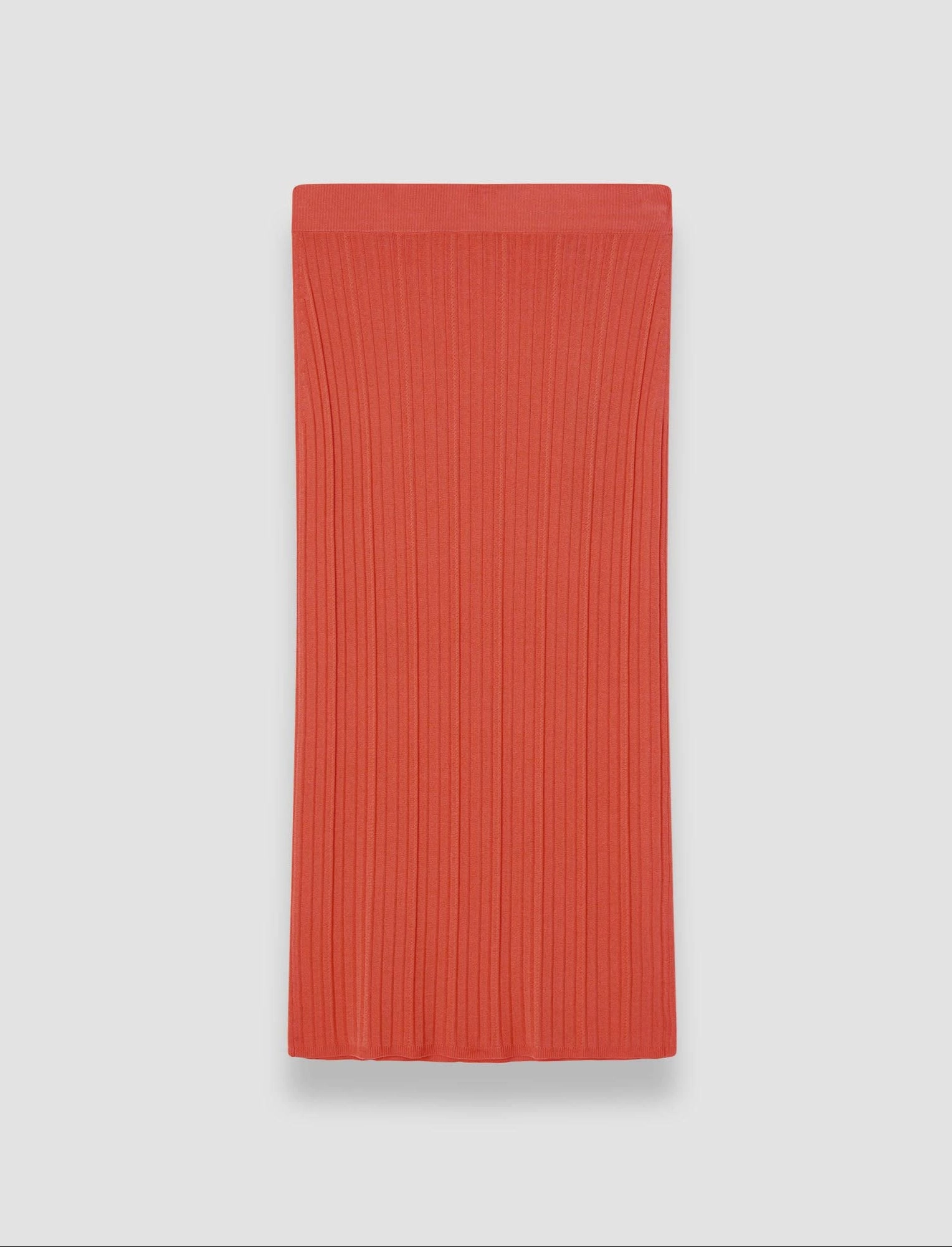 Flared hem Gentle Vibe Viscose Rib Knit Skirt