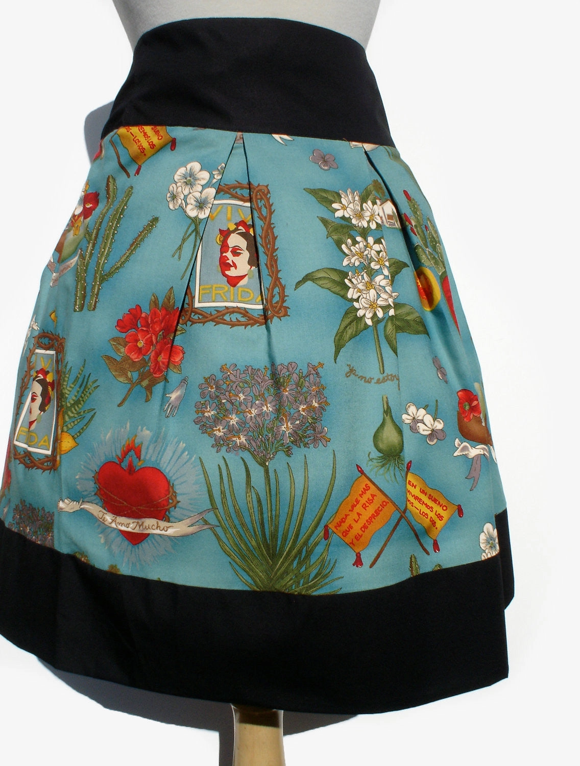 Viva Frida Blue Skirt #S-RS738 Classic Choice