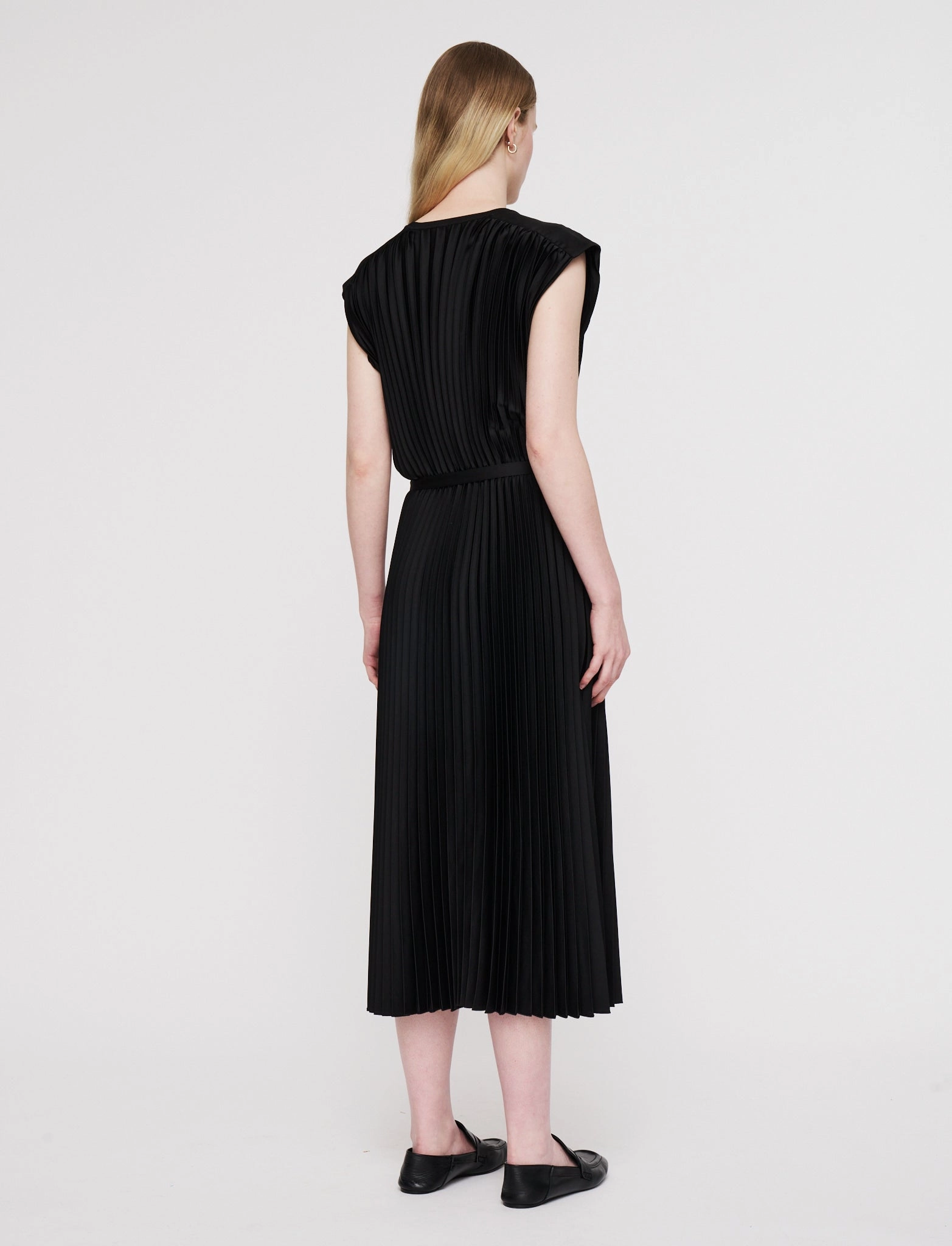 Lounge Moment Volta Knit Weave Pliss?? Dress