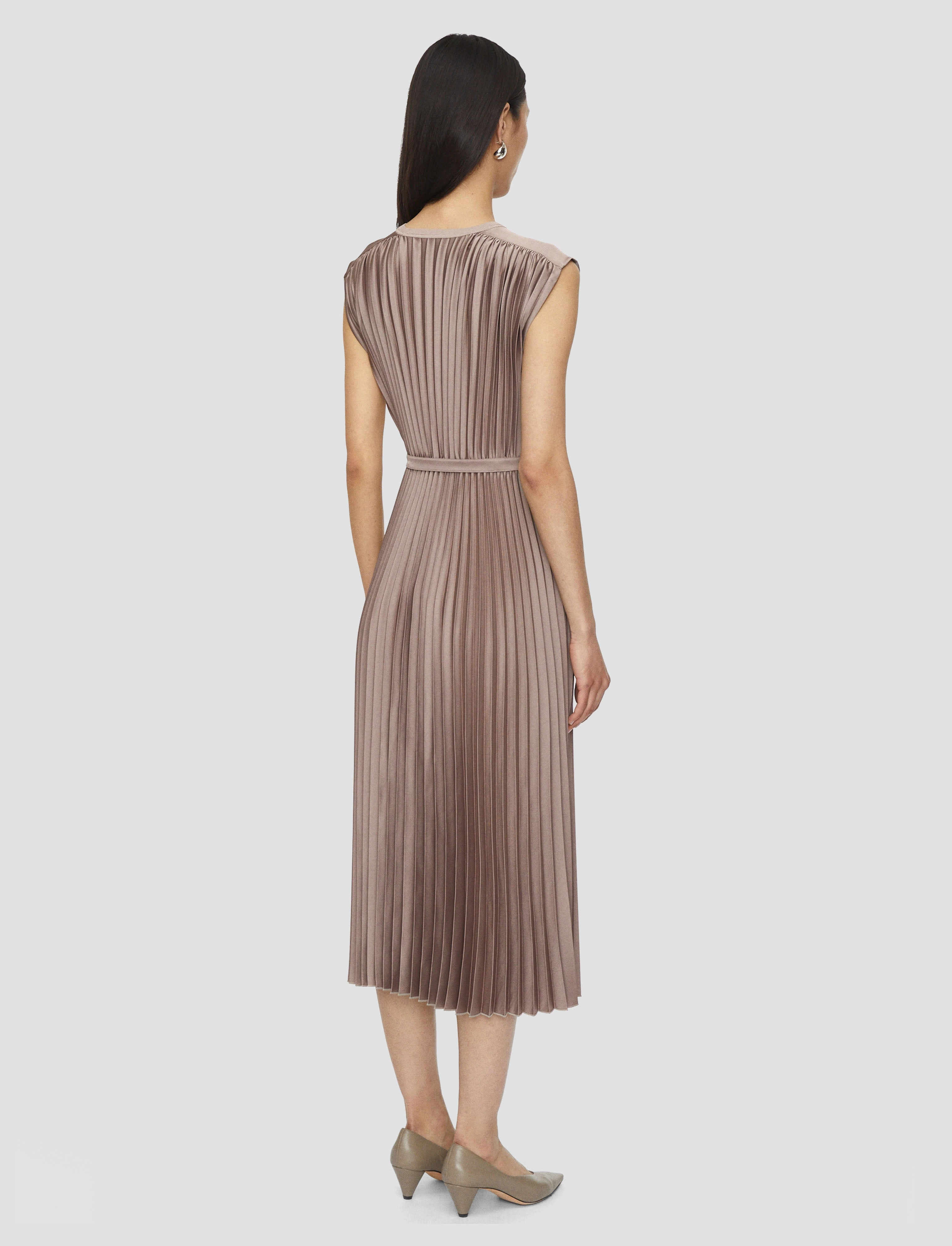 Volta Knit Weave Pliss?? Dress Timeless Edge Luxe Fit