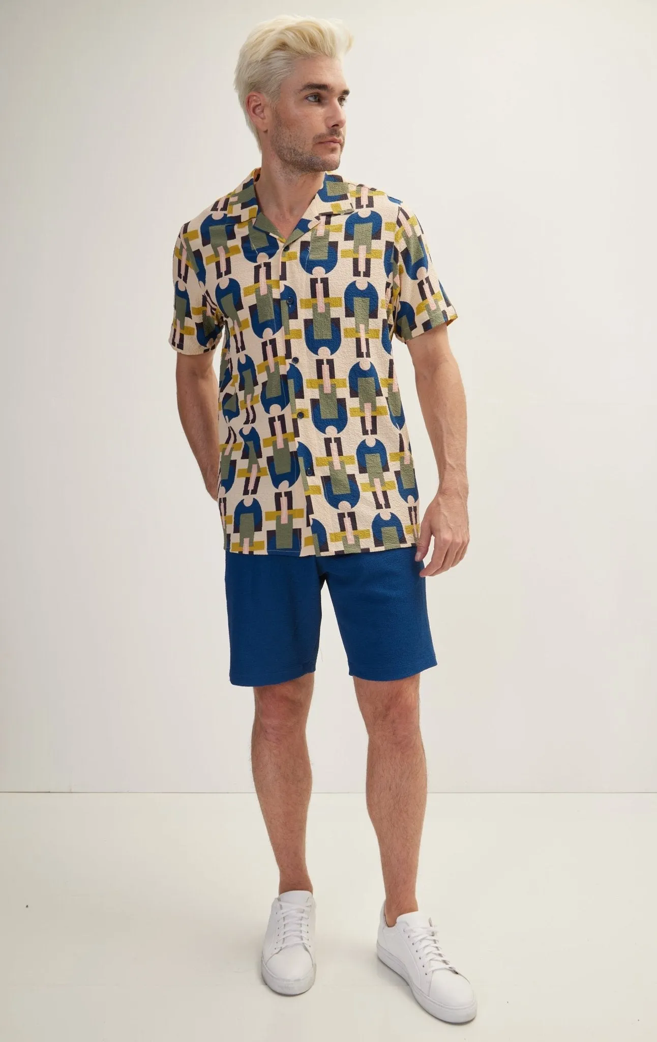 Waffle Stretch Beach Day Shorts - Hawaii