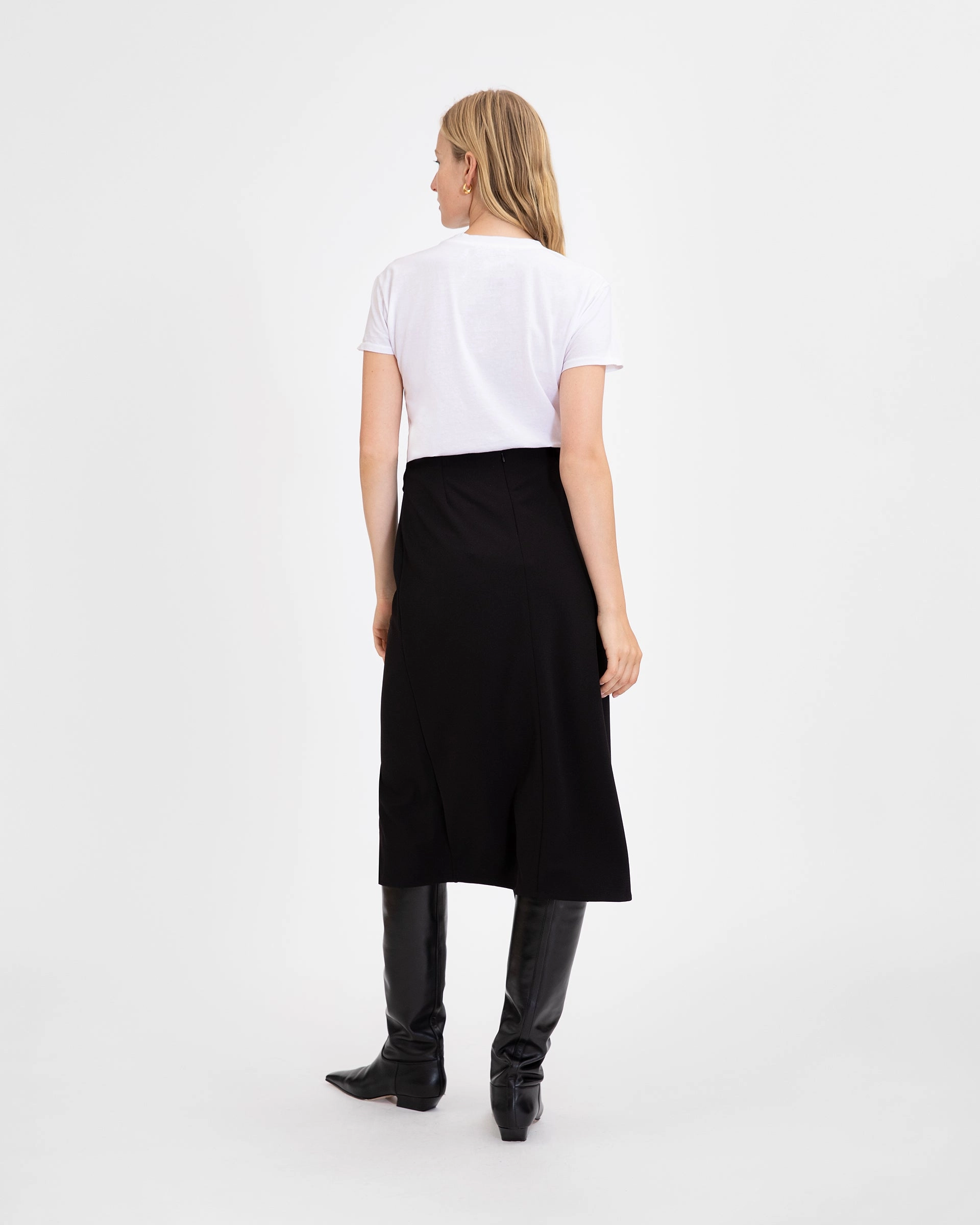 SturdyBeltLoops High Waist Waldorf Skirt