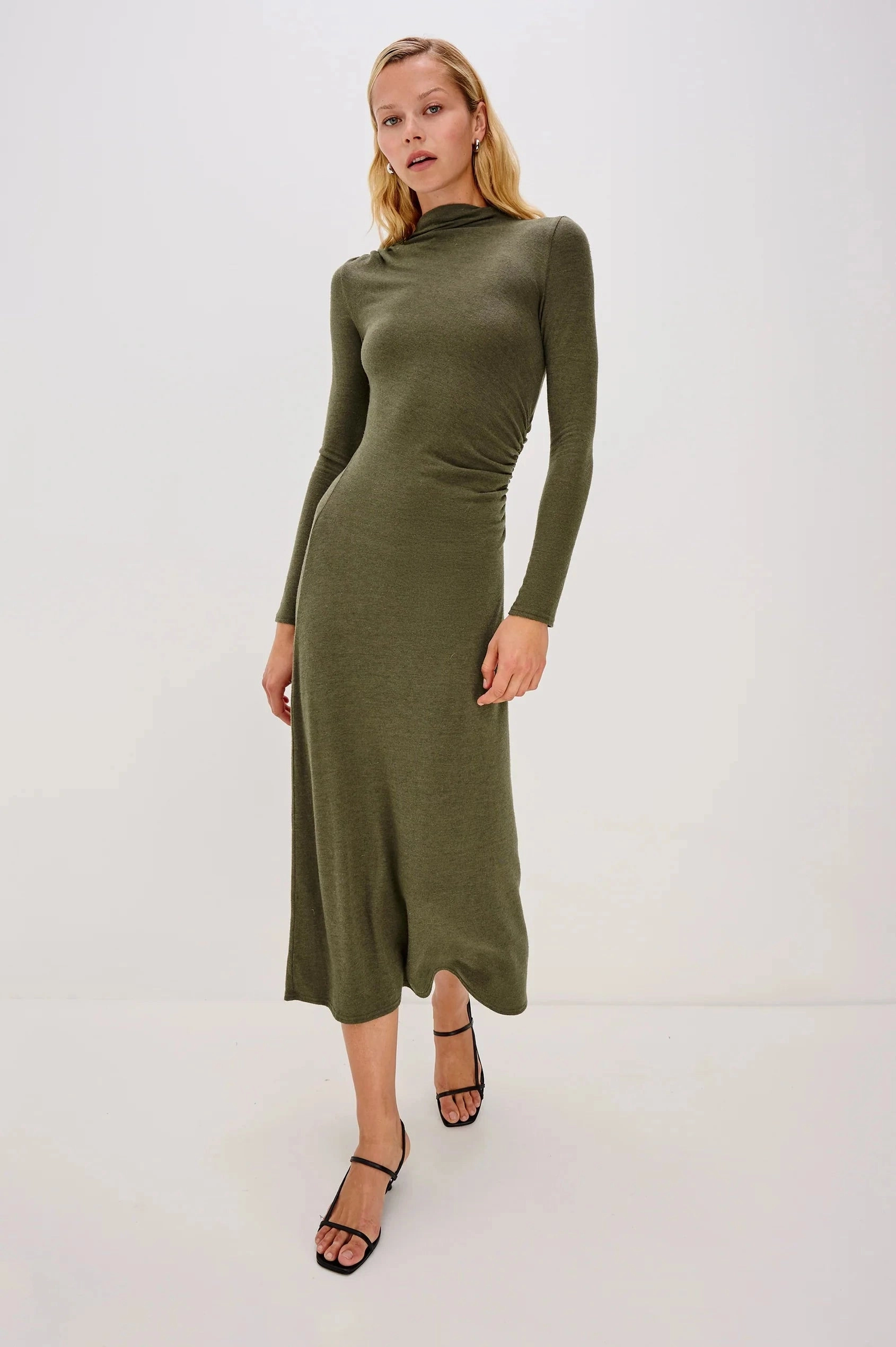 Chic and Elegant Dress-Up Style Margaret Dress Heather Olive