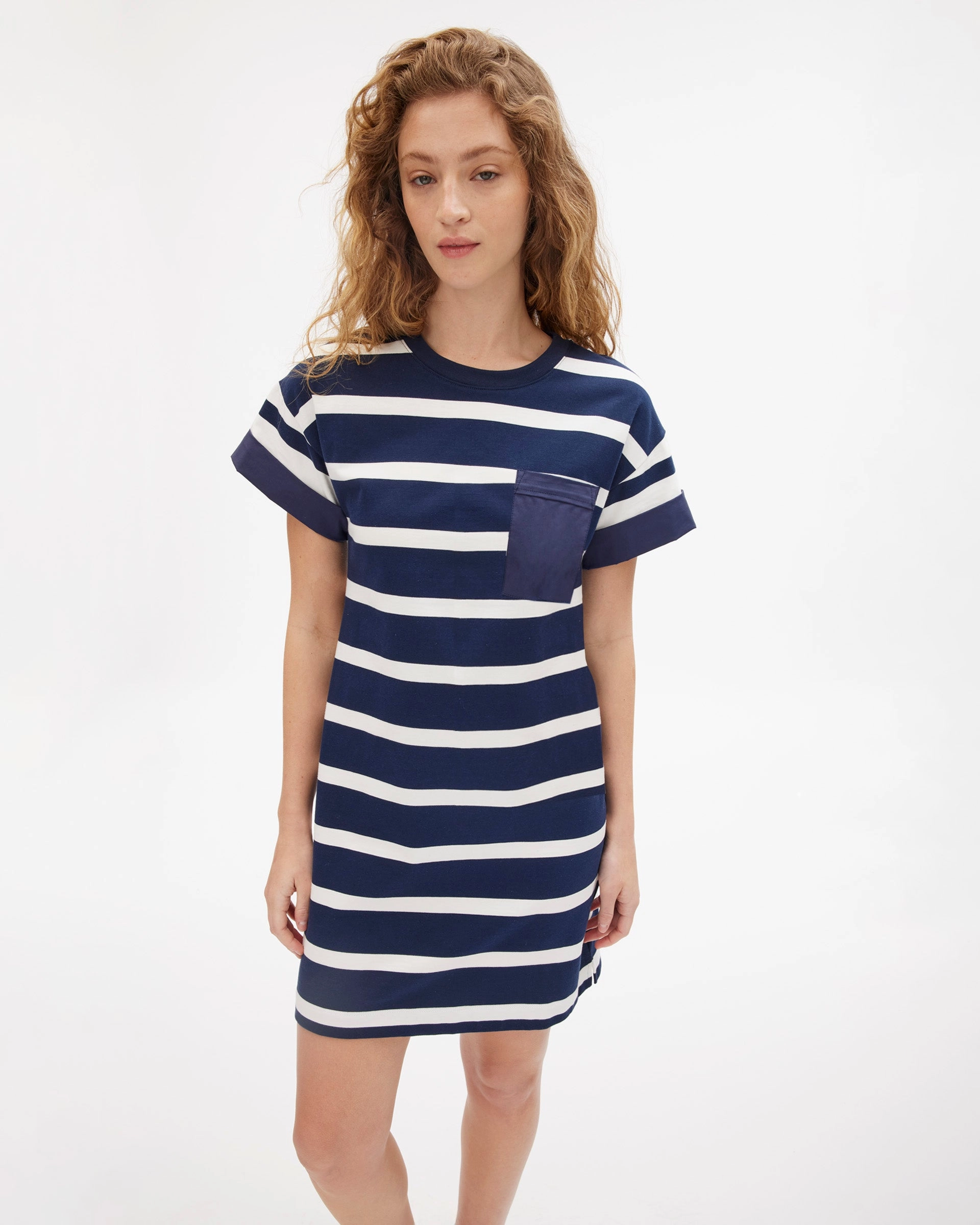 Waverly Dress Pastel Sky Flare Hem