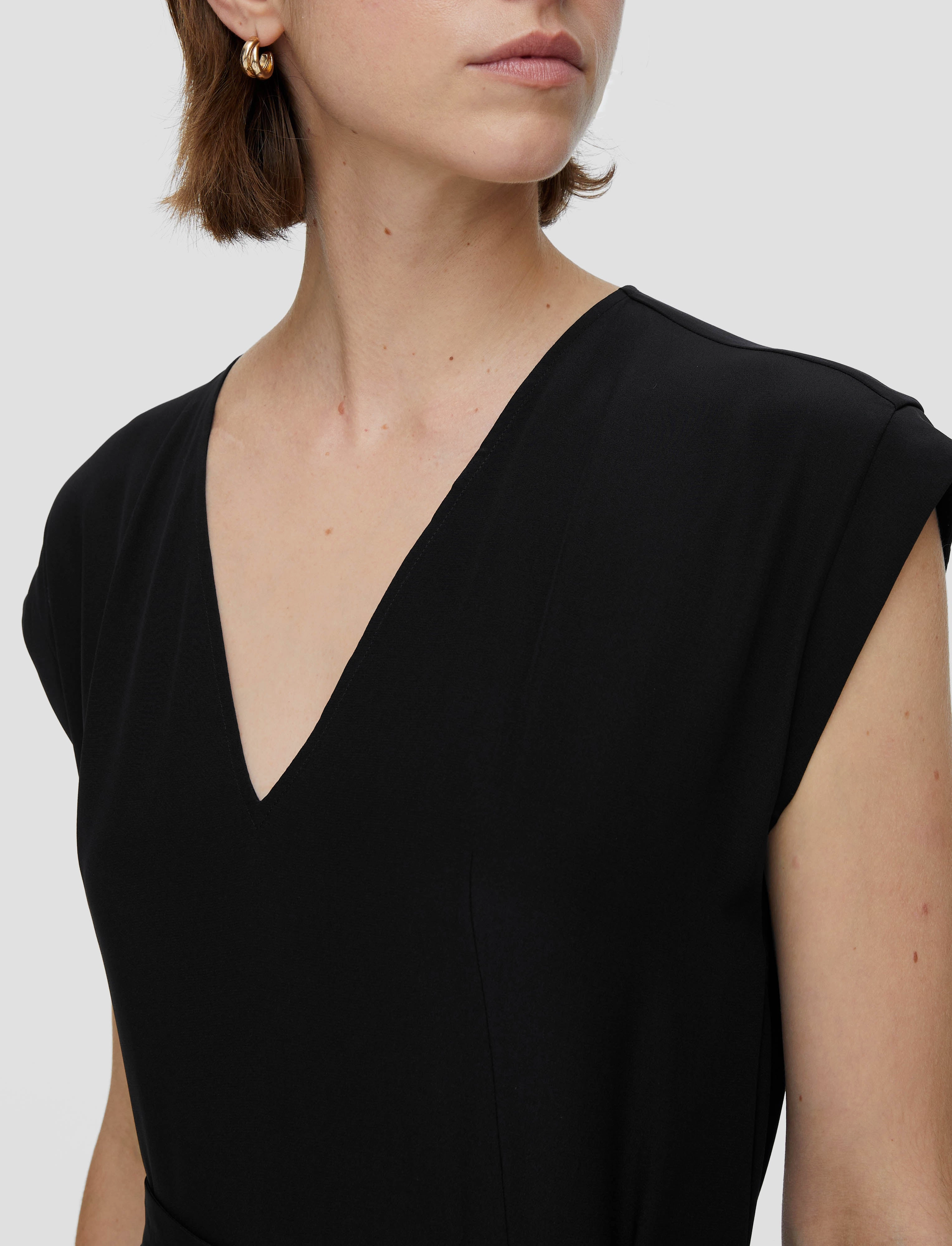 Silk Crepe de Chine Goodman Dress custom-fit