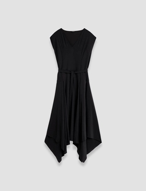 Effortless weekend dress Soft Pleats Silk Crepe de Chine Goodman Dress