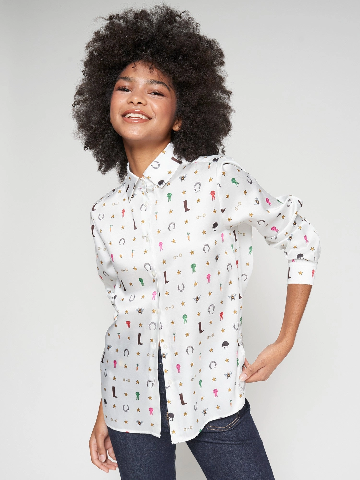 WESTERN ICON BUTTON DOWN Flexible Shoulder Gusset