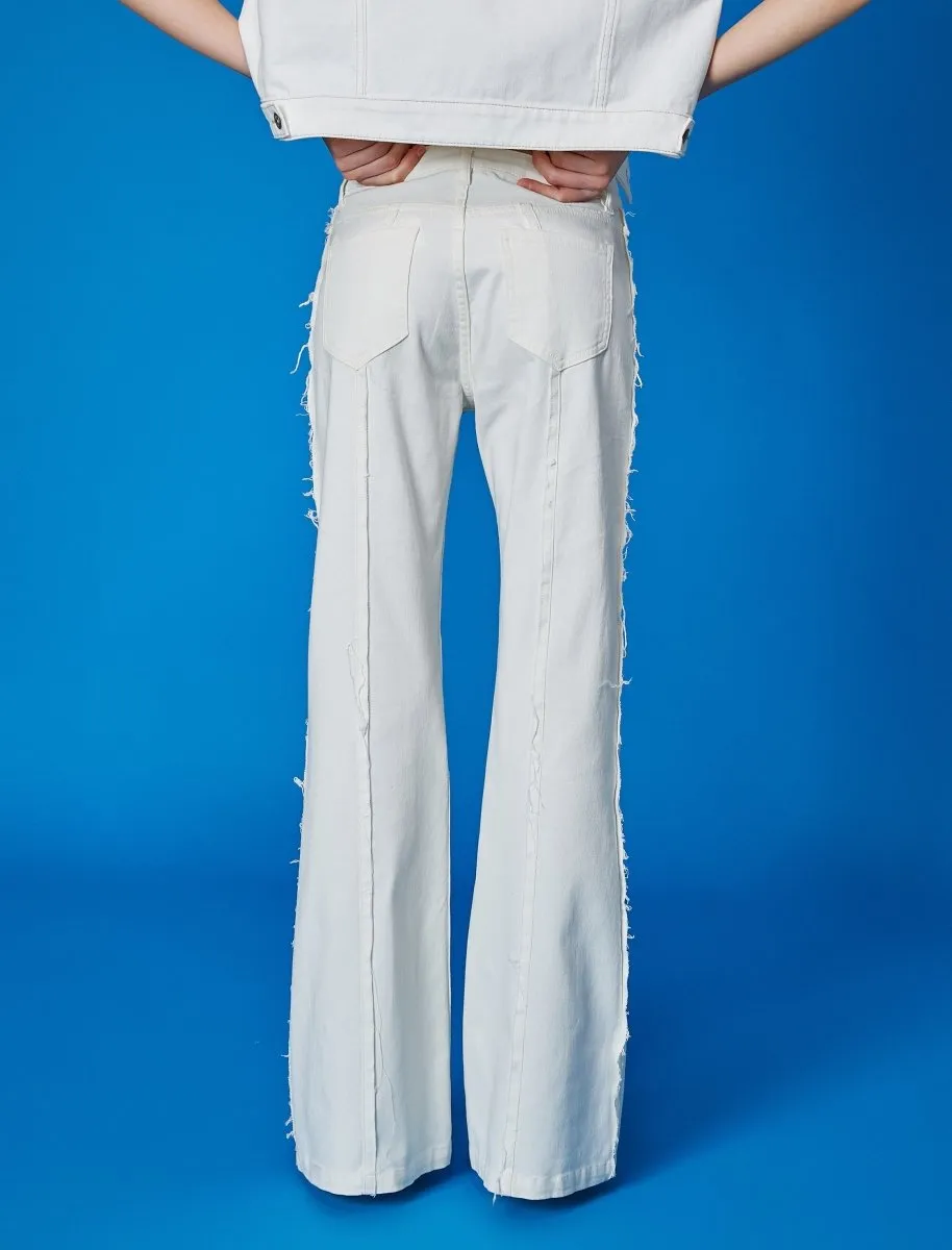 White Jeans Flare