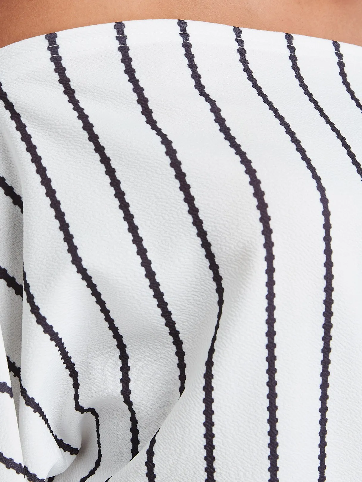 Wholesale Off The Shoulder Long Sleeve Stripe Bodycon Dress