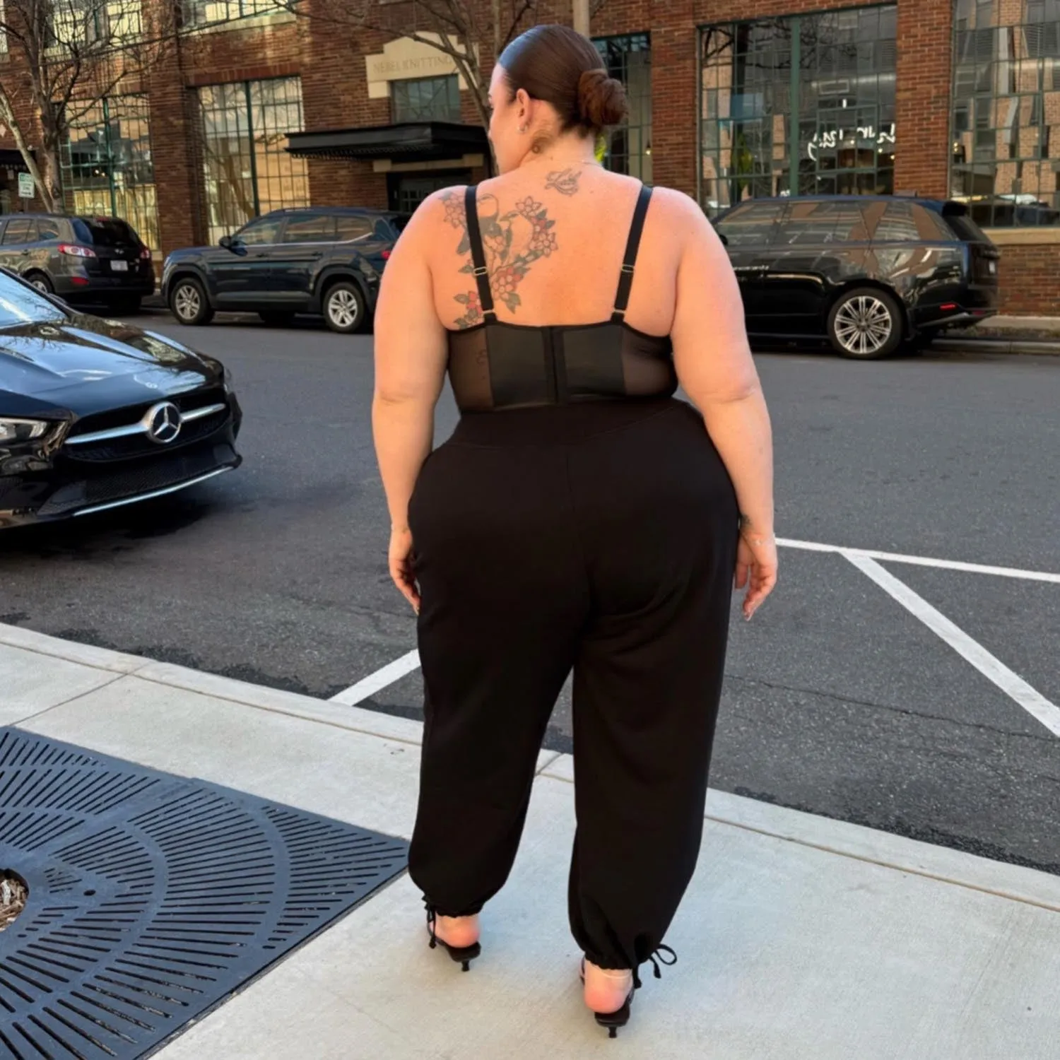 Wide Leg Drawcord Sweatpants
