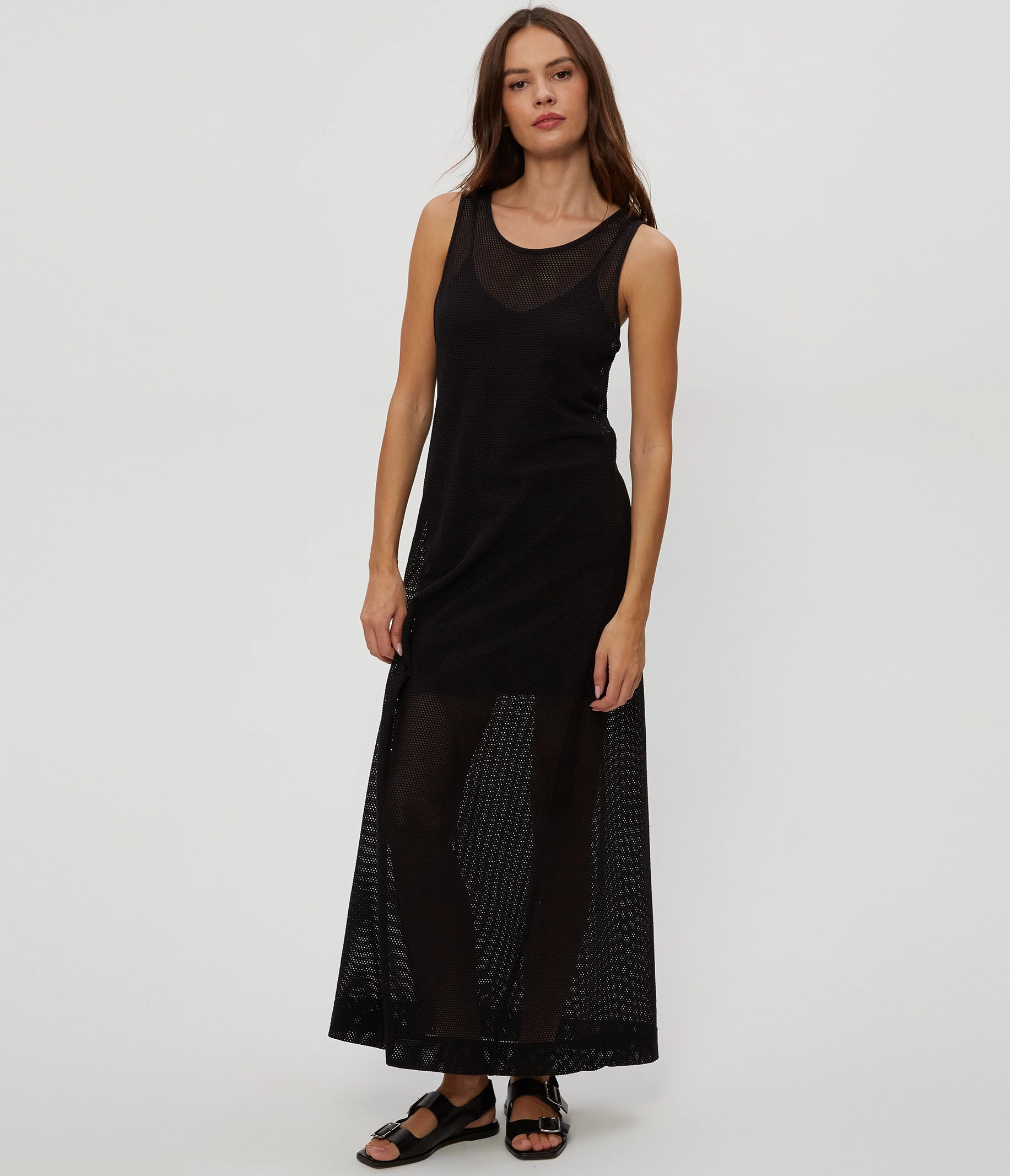 JULIANNA MAXI DRESS Luxe Wear Satin-Finish