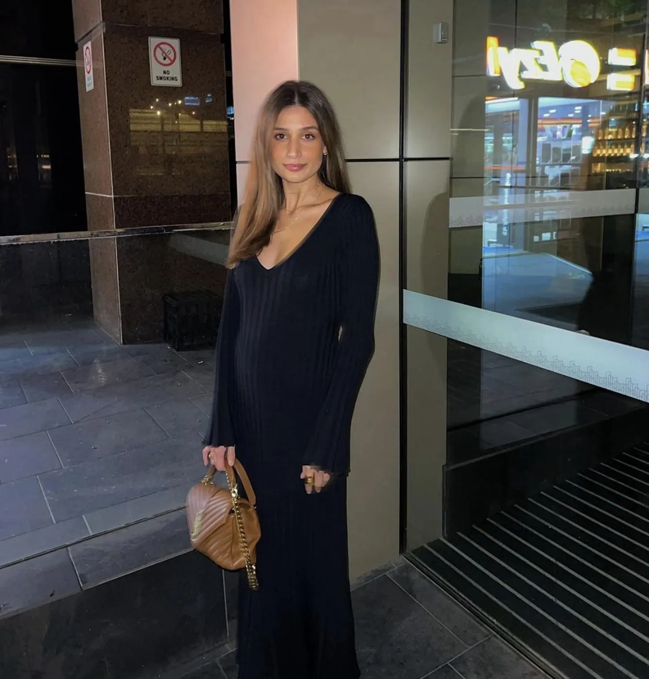 Winter Maxi Sweater Dress Long Sleeve Ribbed Knit Bodycon Sweater Dress for Women V-Neck Midi Wrap Long Dresses