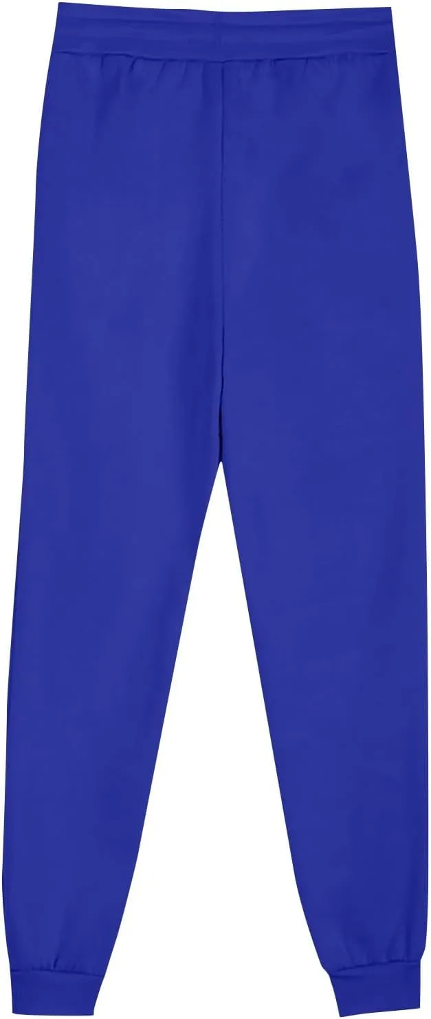 Women's Baggy Fleece Cargo Sweatpants Casual High Waisted Drawstring Joggers Fitted Sweat Pants Trousers with Pockets