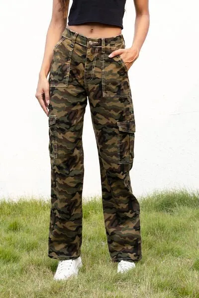 Womens Camouflage Cargo Pants