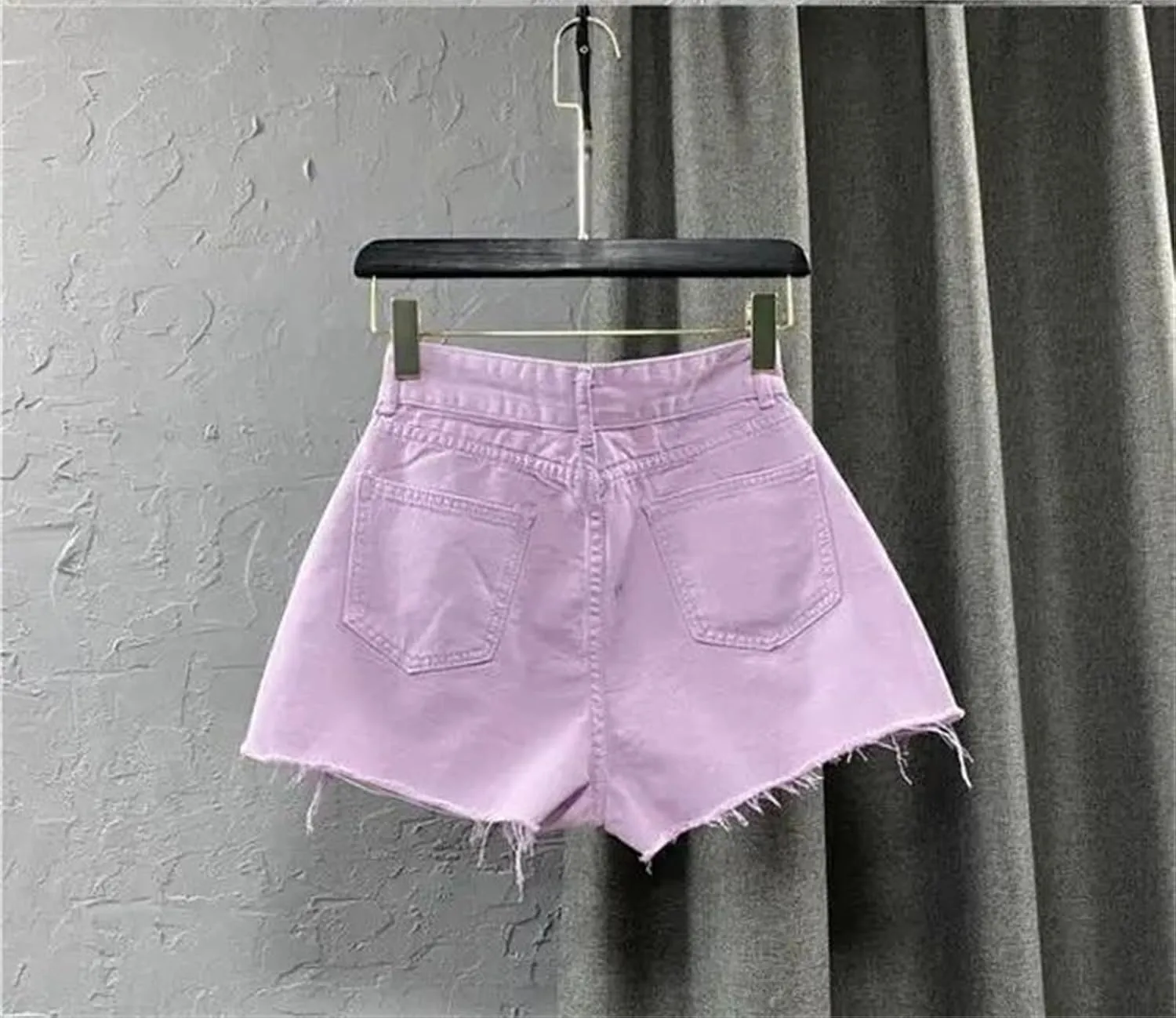 Women's Denim Shorts High Waisted A-Line Summer Wide Leg Denim Shorts