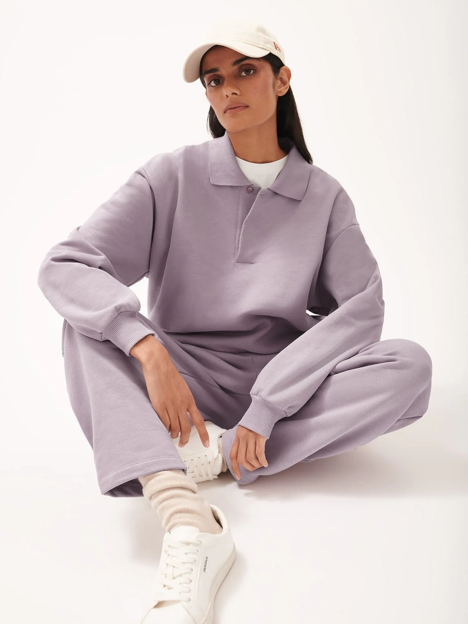 Womens DNA Barrel-Leg Track Pants—raisin purple