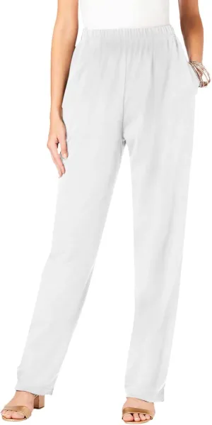 Women's Fleece Lined Joggers 2023 High Waisted Warm Sherpa Lined Athletic Sweatpants Wide Straight Leg Workout Pants