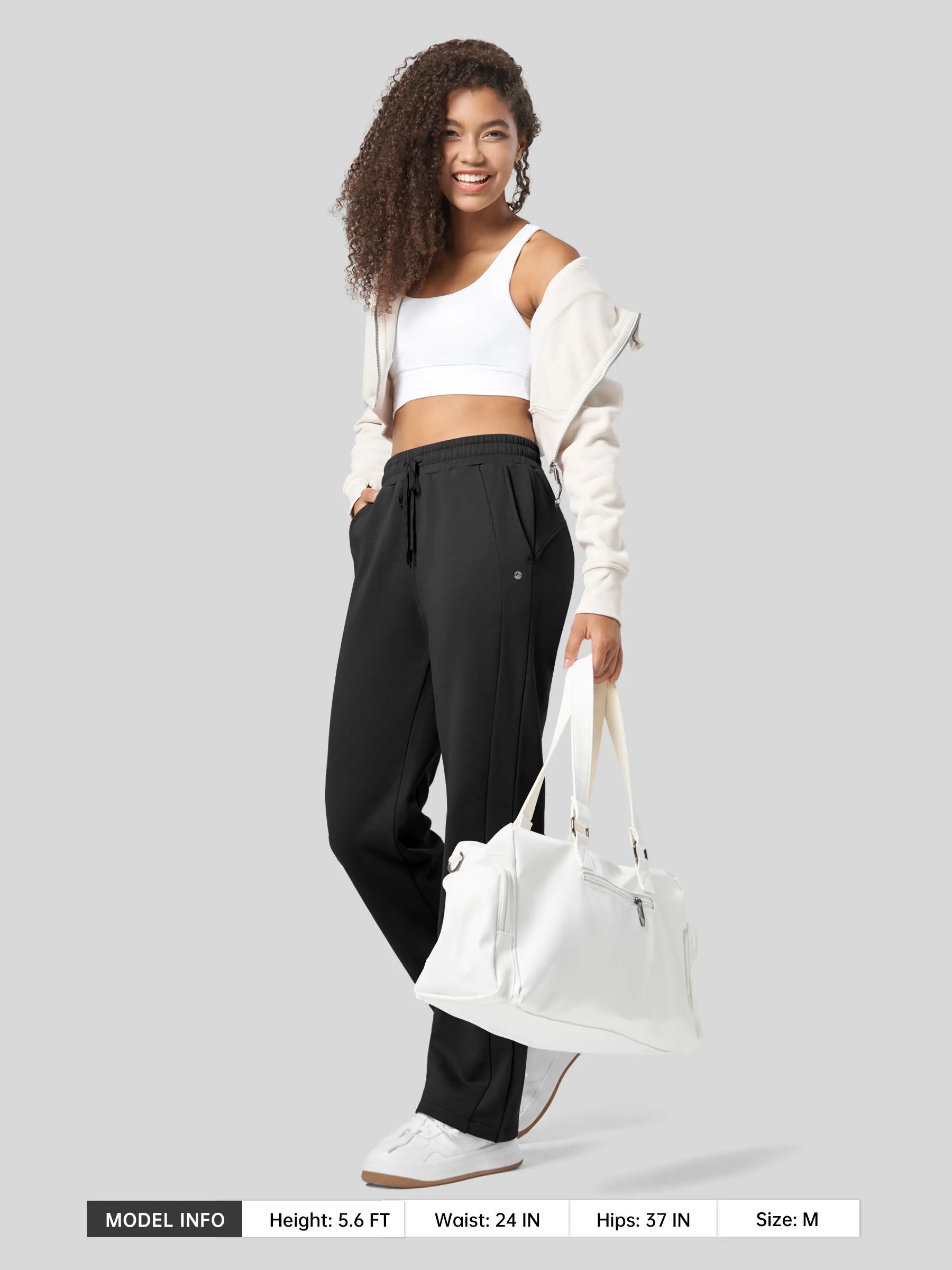 Women's Fleece Straight Leg Sweatpants