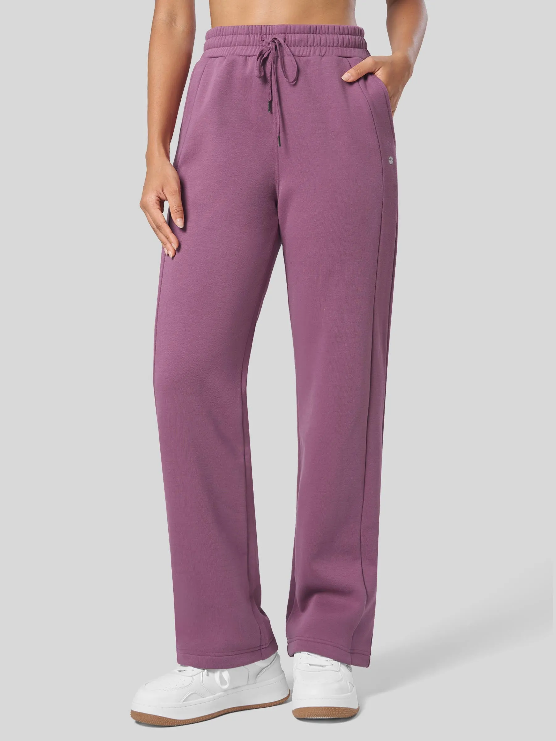 Women's Fleece Straight Leg Sweatpants