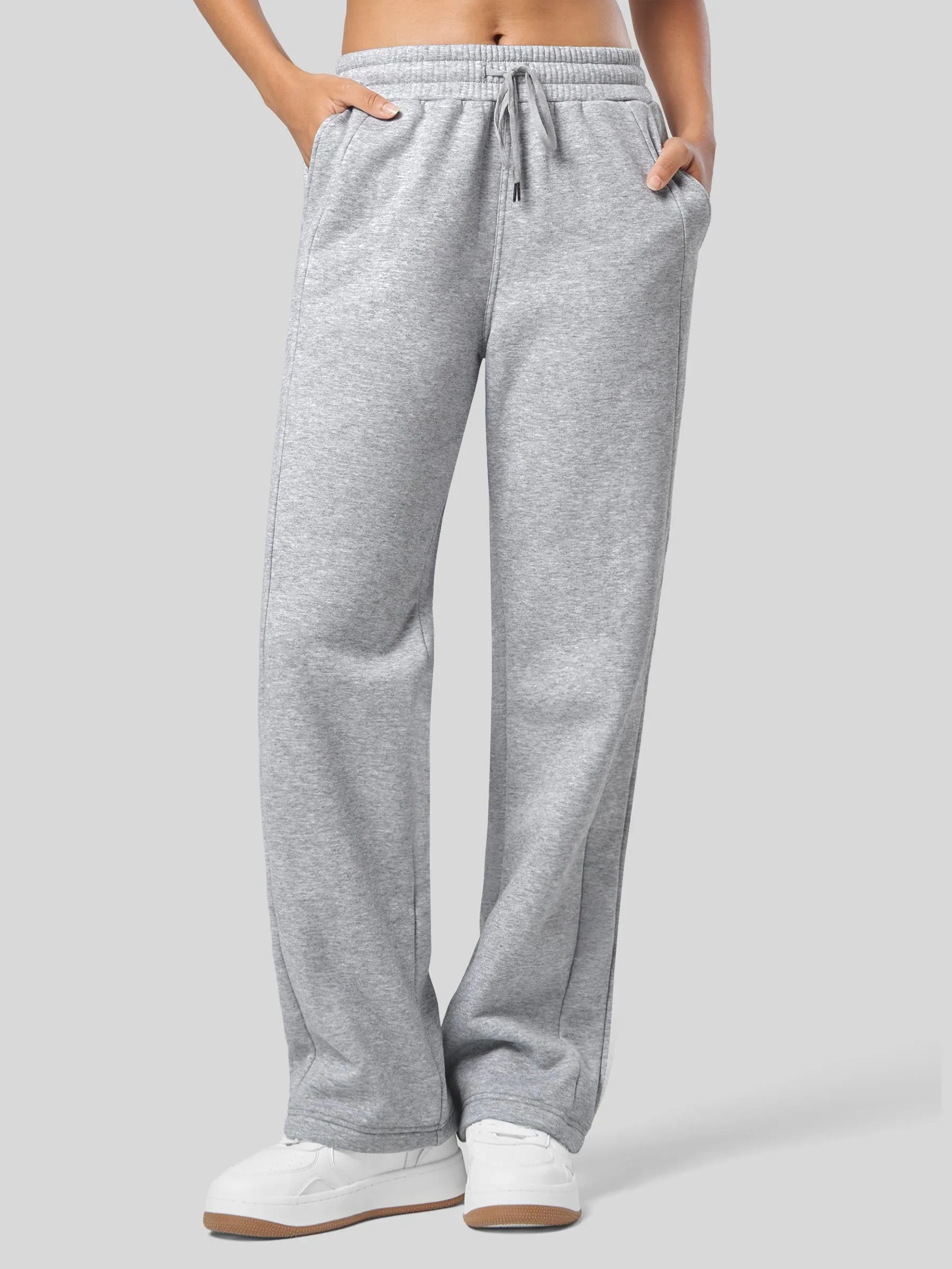 Women's Fleece Straight Leg Sweatpants