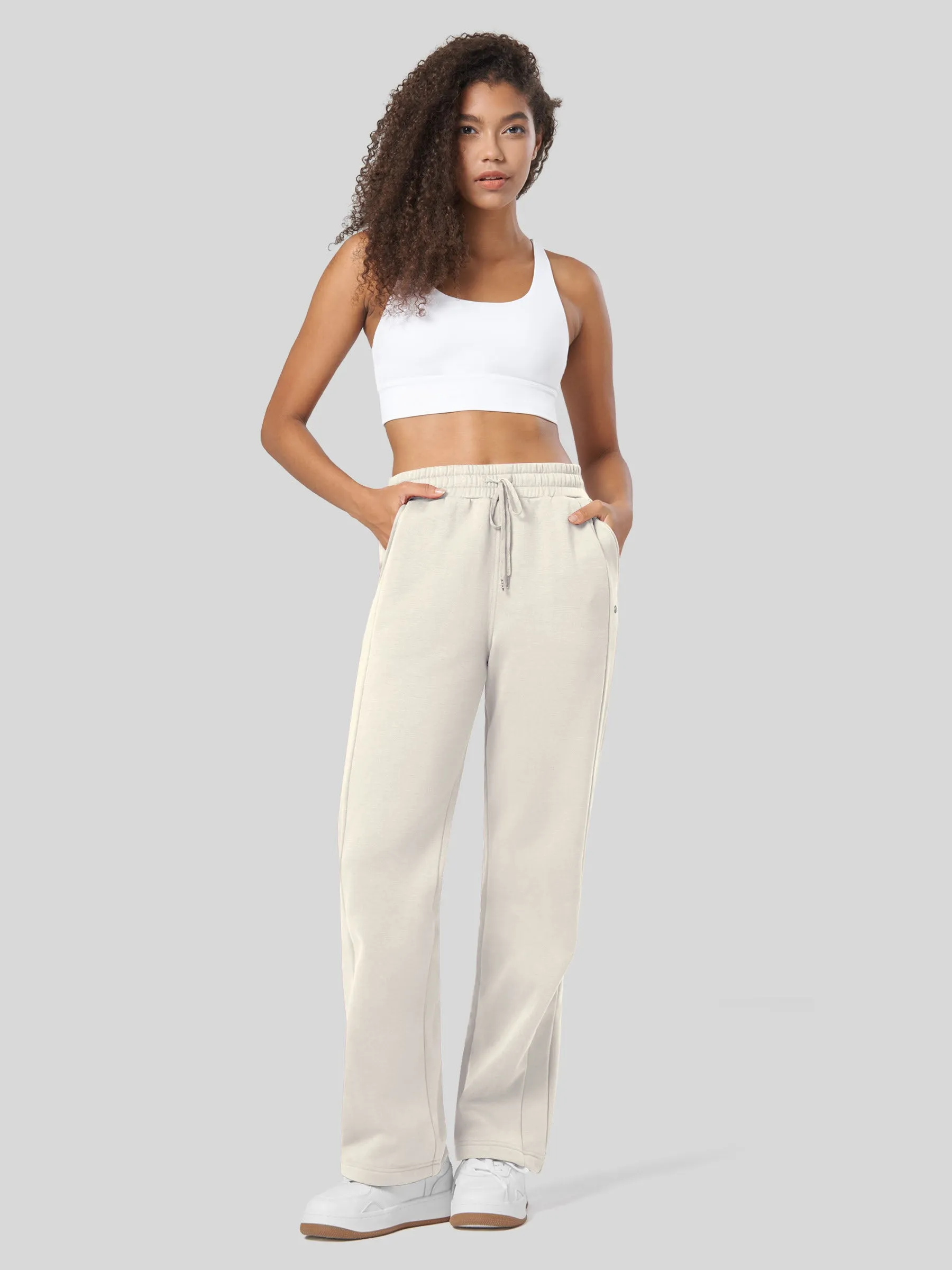 Women's Fleece Straight Leg Sweatpants