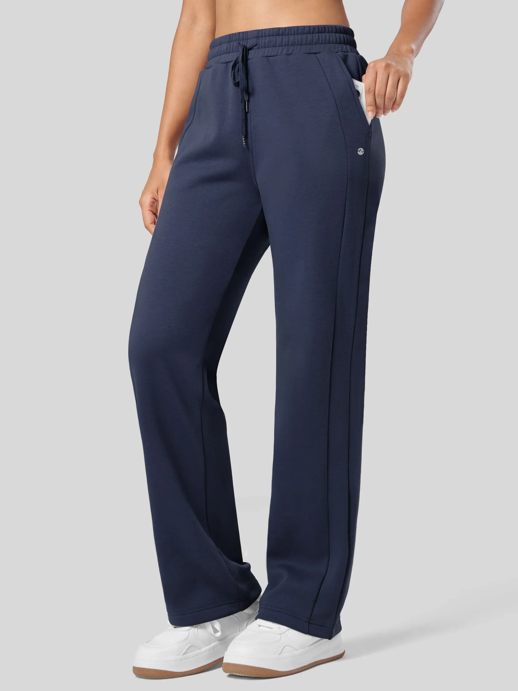 Women's Fleece Straight Leg Sweatpants