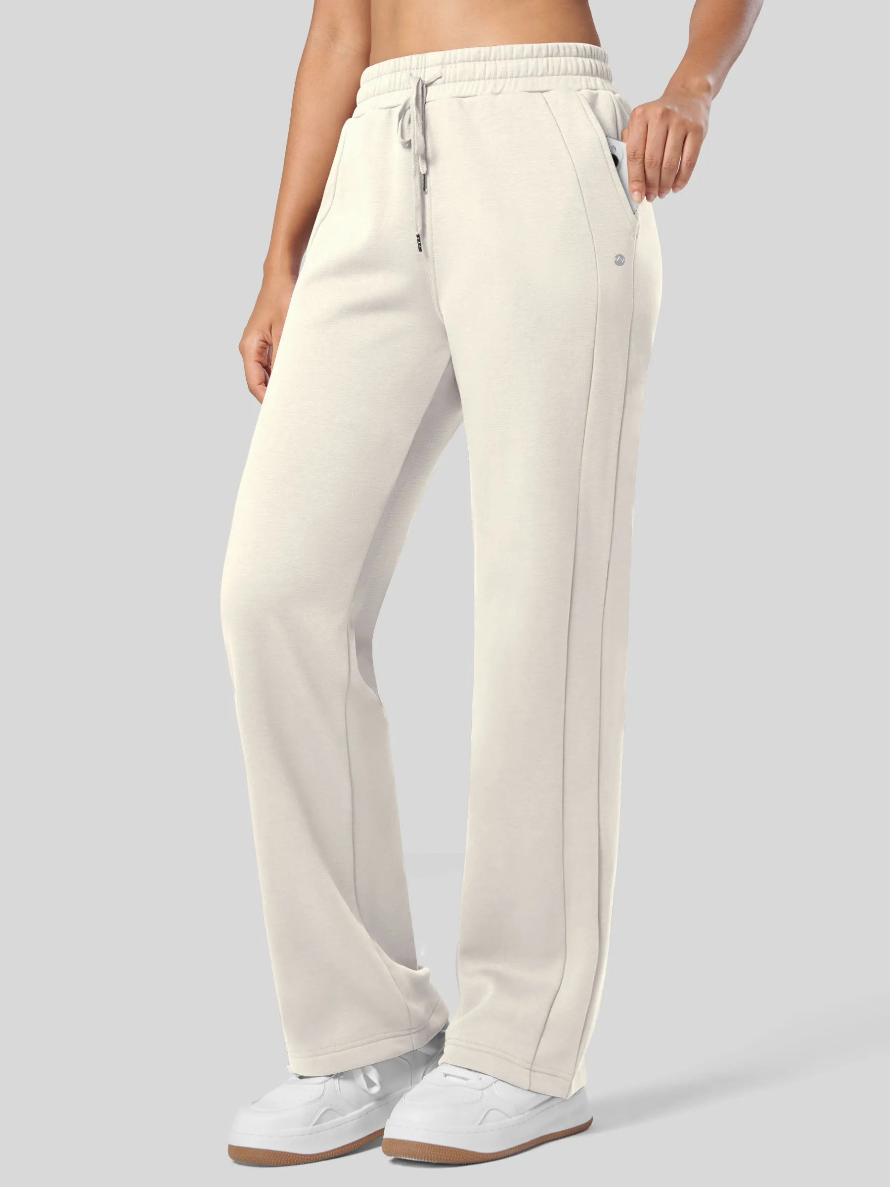 Women's Fleece Straight Leg Sweatpants