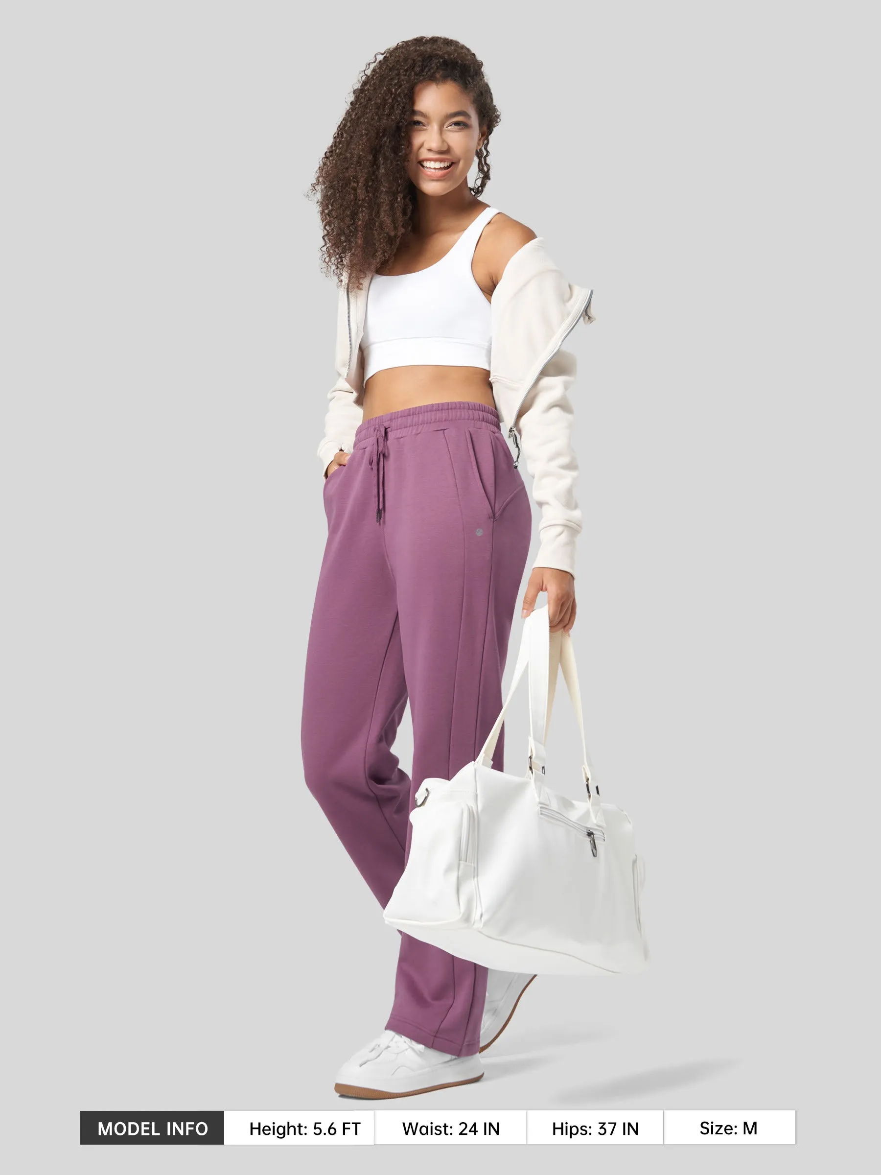 Women's Fleece Straight Leg Sweatpants