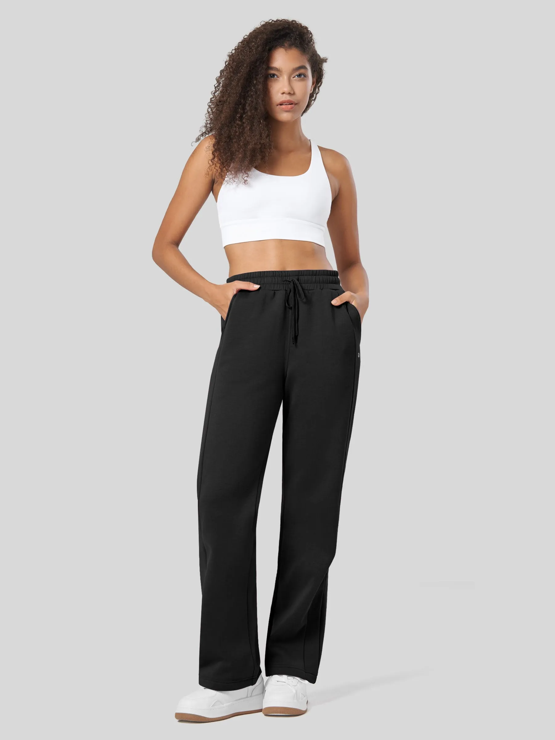 Women's Fleece Straight Leg Sweatpants