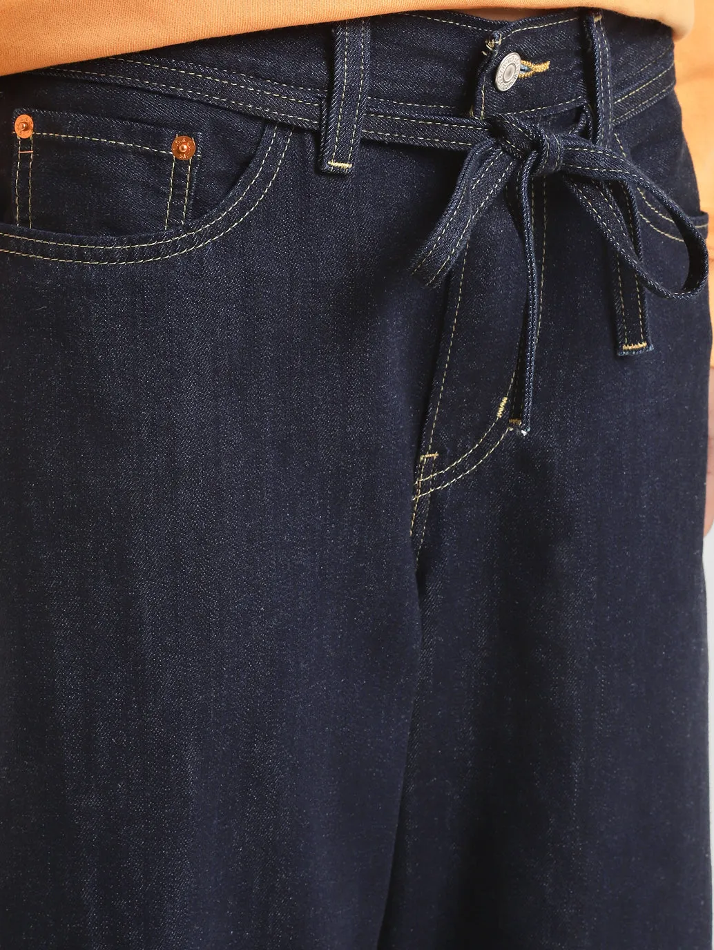 Women's High Rise Fared Fit Jeans