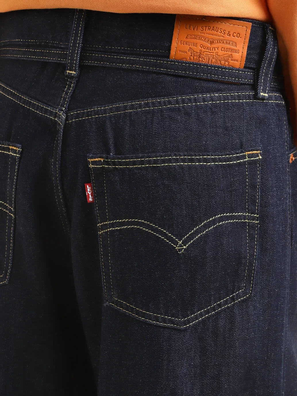 Women's High Rise Fared Fit Jeans