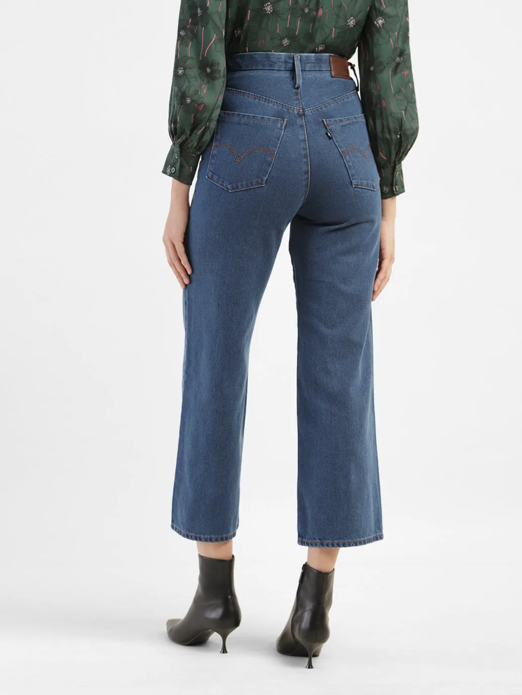 Women's High Rise Ribcage Wide Leg Jeans