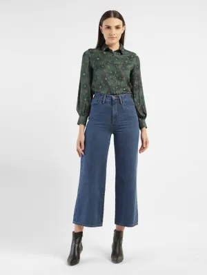 Women's High Rise Ribcage Wide Leg Jeans