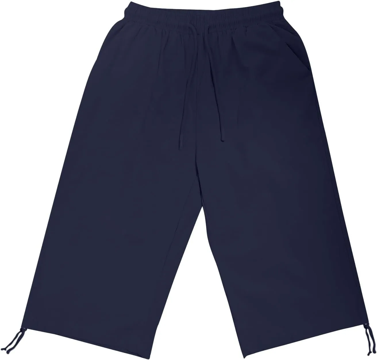 Women's High Waist Shorts Women's Elastic Waist Casual Comfy Cotton Beach Shorts Drawstring Elastic Waist Short