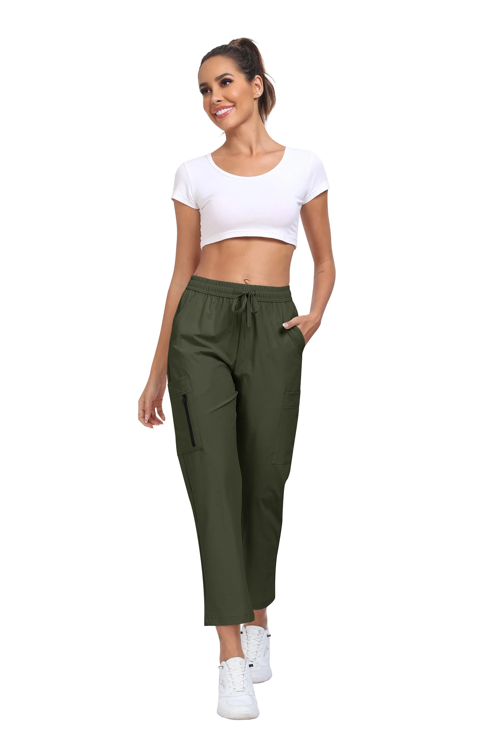 Women's lightweight breathable cargo pants