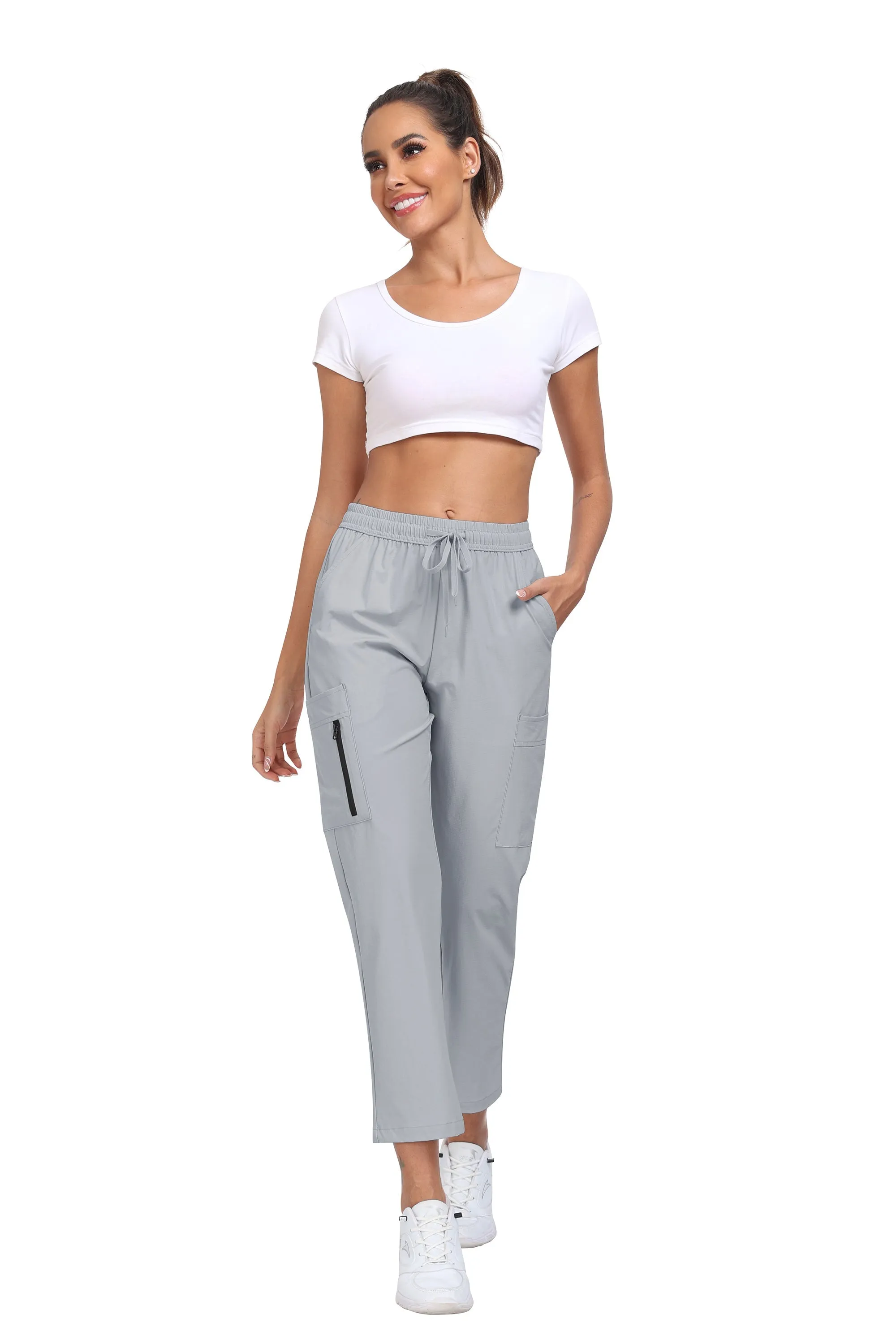 Women's lightweight breathable cargo pants