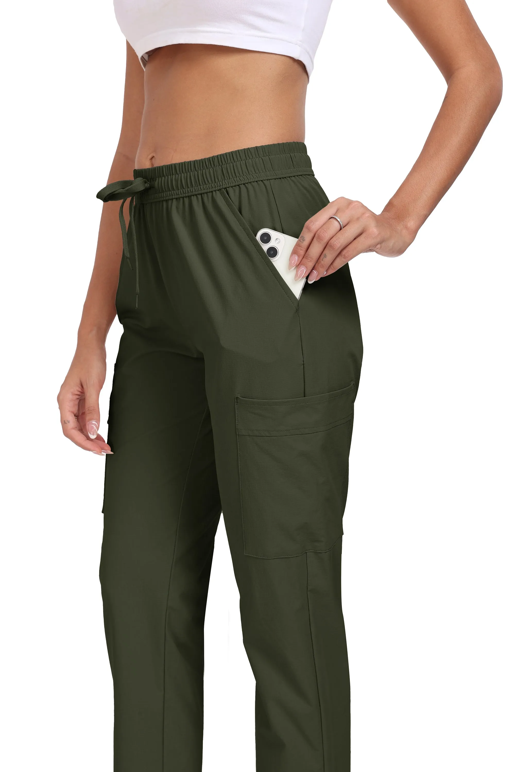 Women's lightweight breathable cargo pants