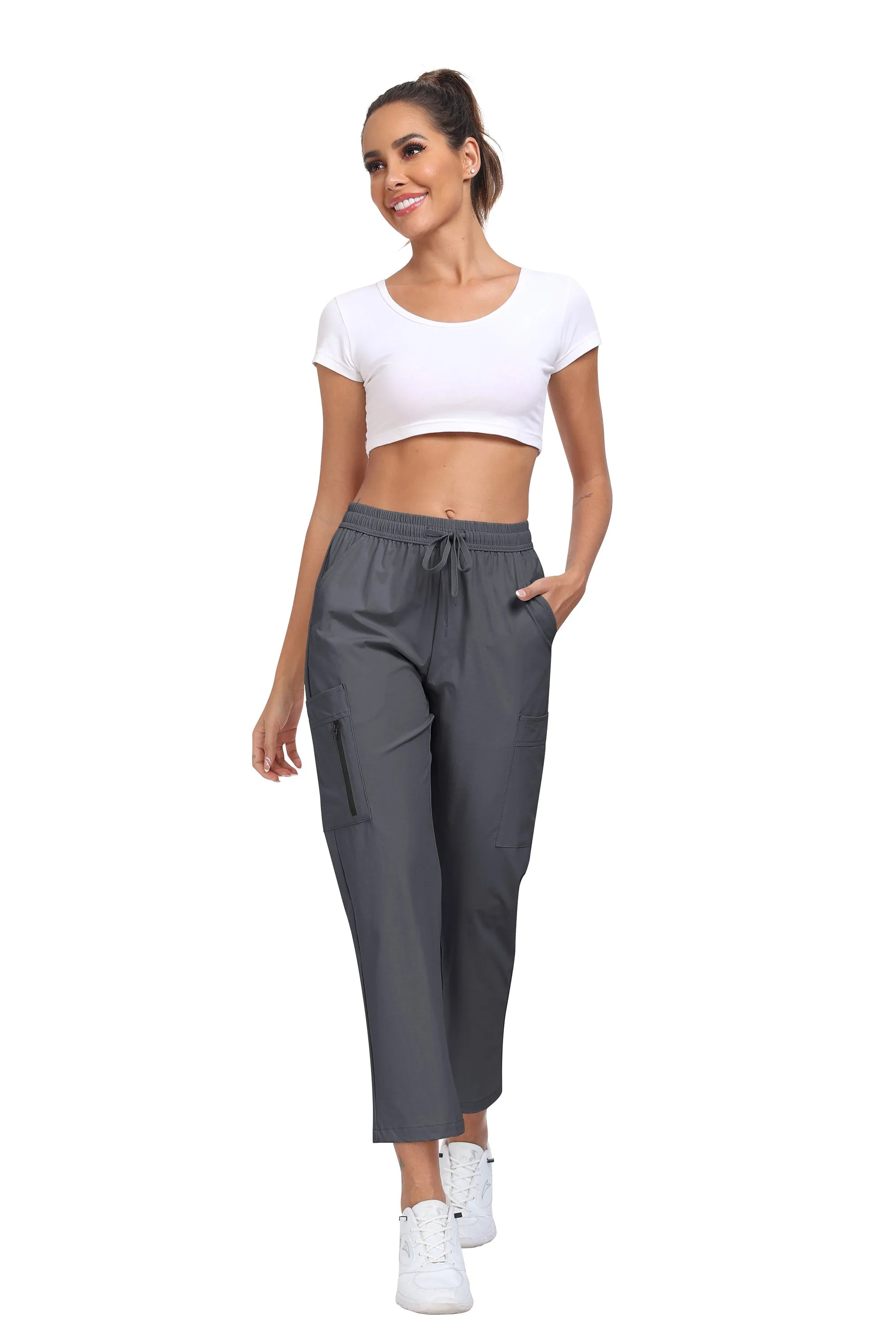 Women's lightweight breathable cargo pants