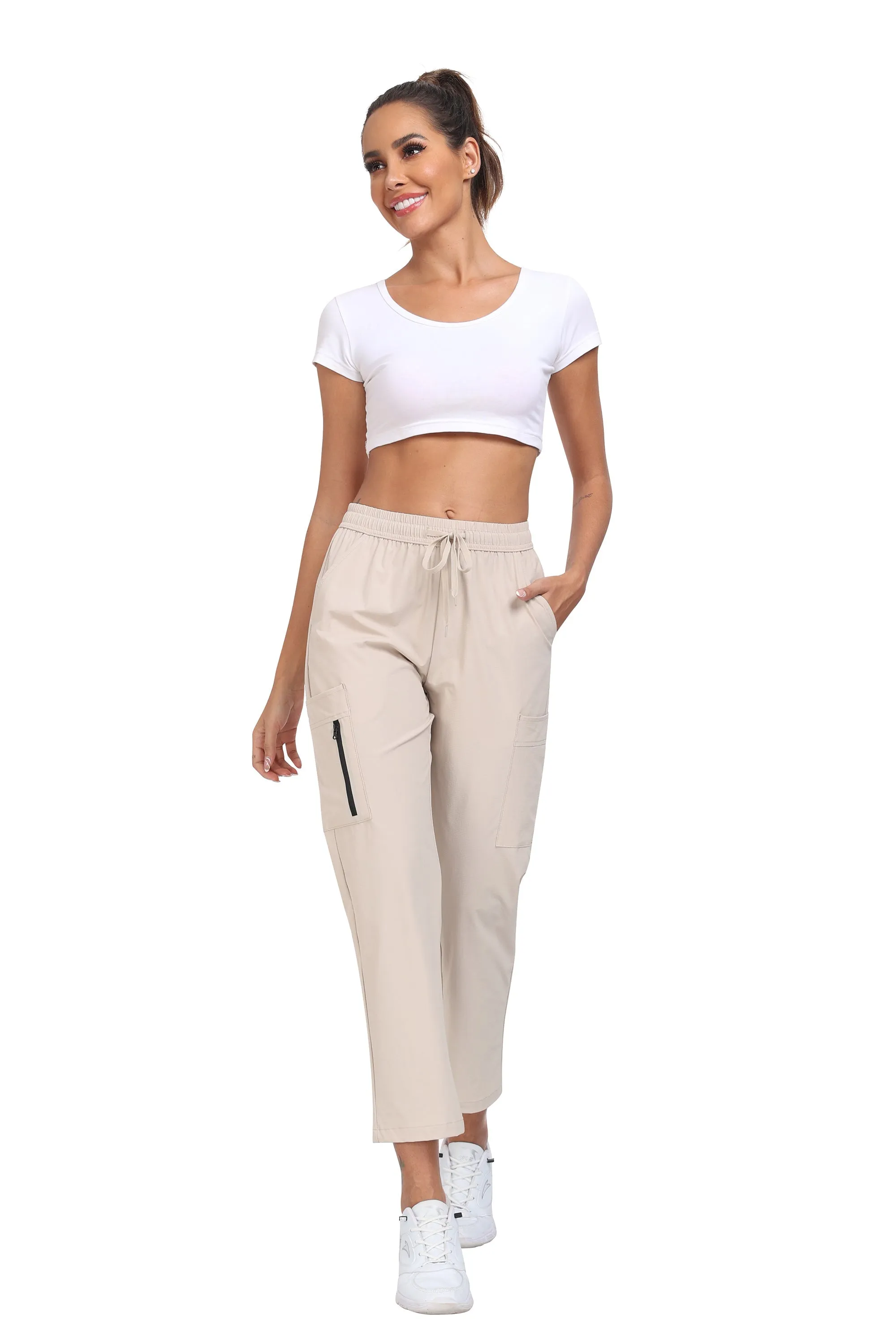 Women's lightweight breathable cargo pants
