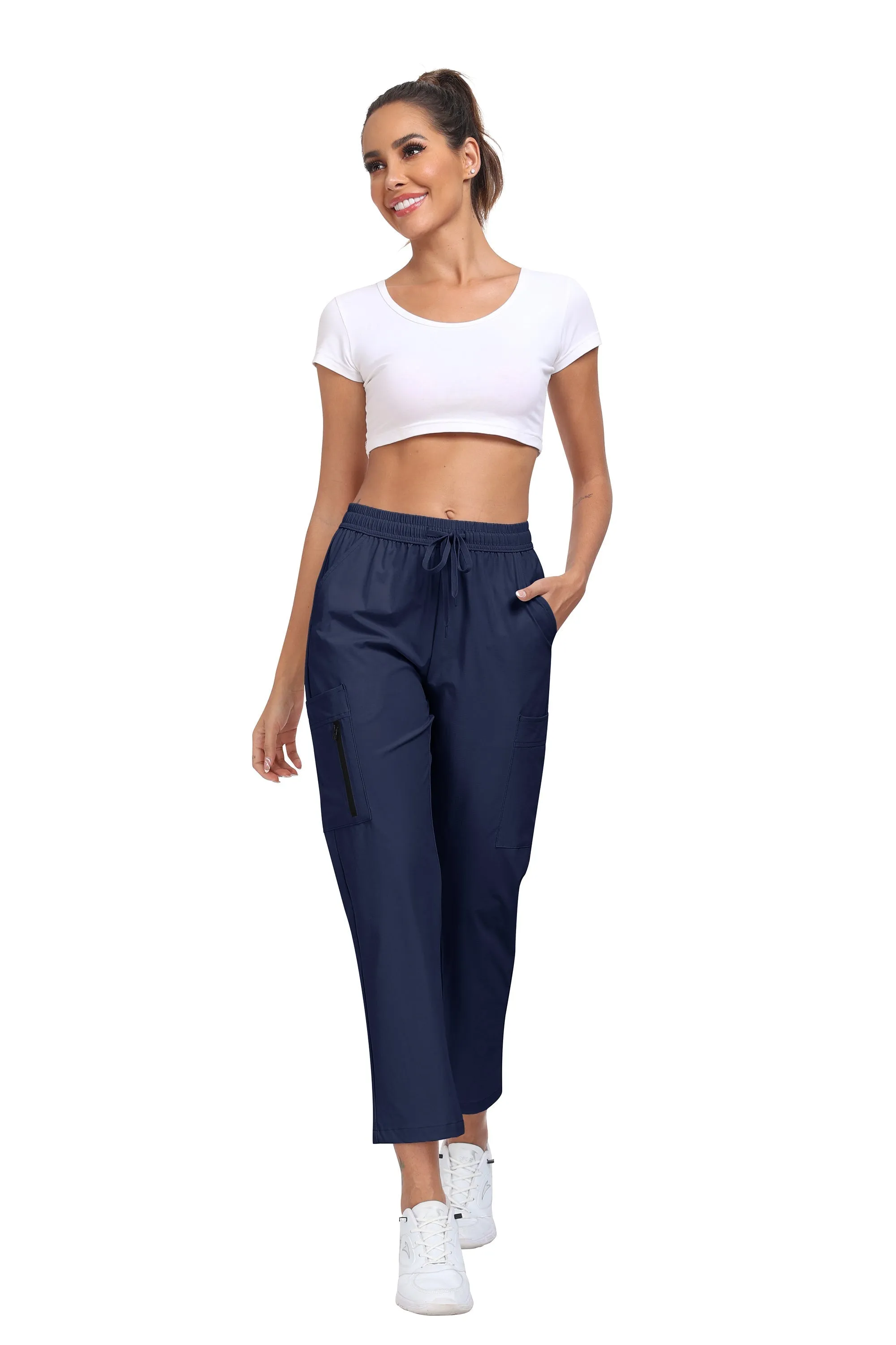 Women's lightweight breathable cargo pants