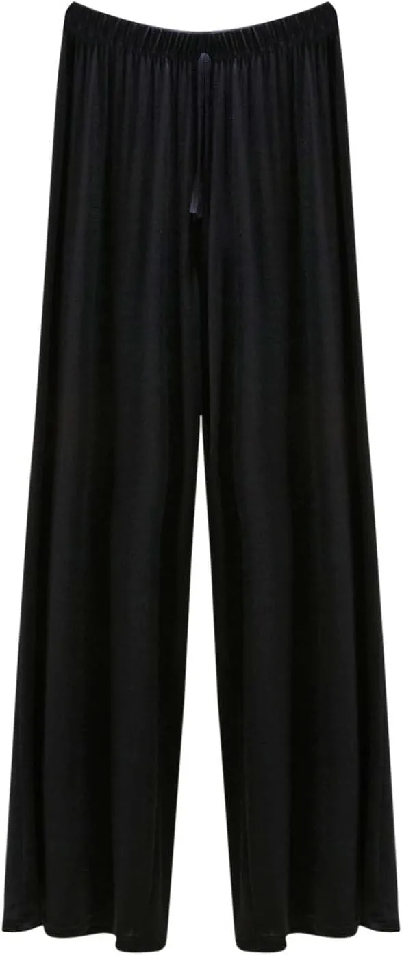 Women's Sleep Pants Summer Modal Lounge Home Wear Bottoms Pajama Pj Pant with Pocket Drawstring Slacks Trouser Clothes