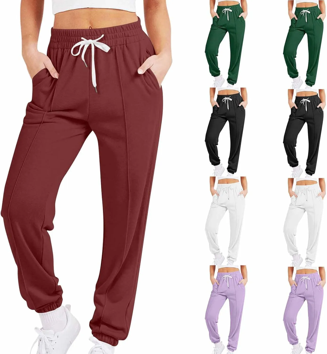 Womens Sports Pants Trousers Jogging Sweatpant Jogger Winter Warm Leggings Lightweight Cargo Pants for Outdoor Travel