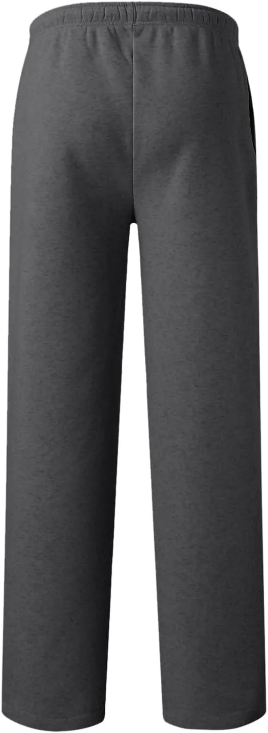 Womens Straight Leg Sweatpants Winter Warm Fleece Lined Sweatpants Wide Leg Baggy Lounge Pants Athletic Joggers Pants