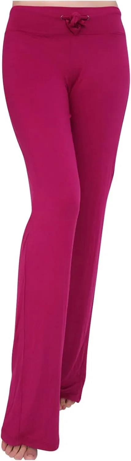 Womens Yoga Pants Sweatpants with Pockets Straight-Leg Wide Leg High Waisted Fashion Lounge Active Casual Sweatpants
